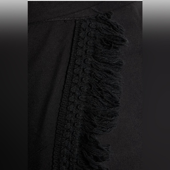 Melissa Odabash Lily high-rise woven maxi skirt Black Size Small - Picture 9 of 11